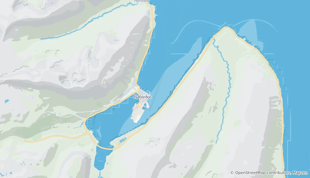 Mappa di Skutulsfjörður