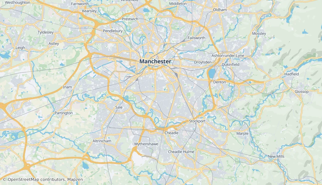 Manchester — 地图