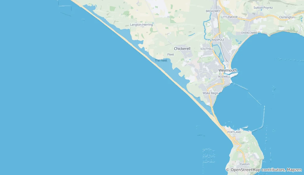 Chesil Beach and Stennis Ledges Marine Conservation Zone 지도