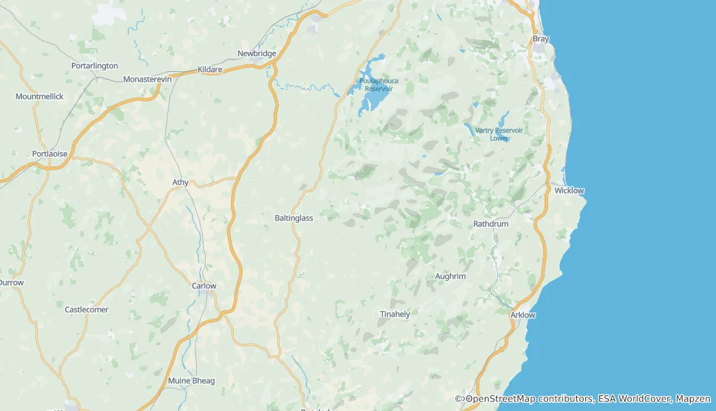 Mappa di The Municipal District of Baltinglass
