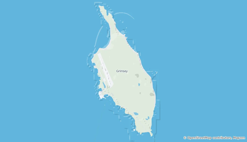 Mapa Grímsey