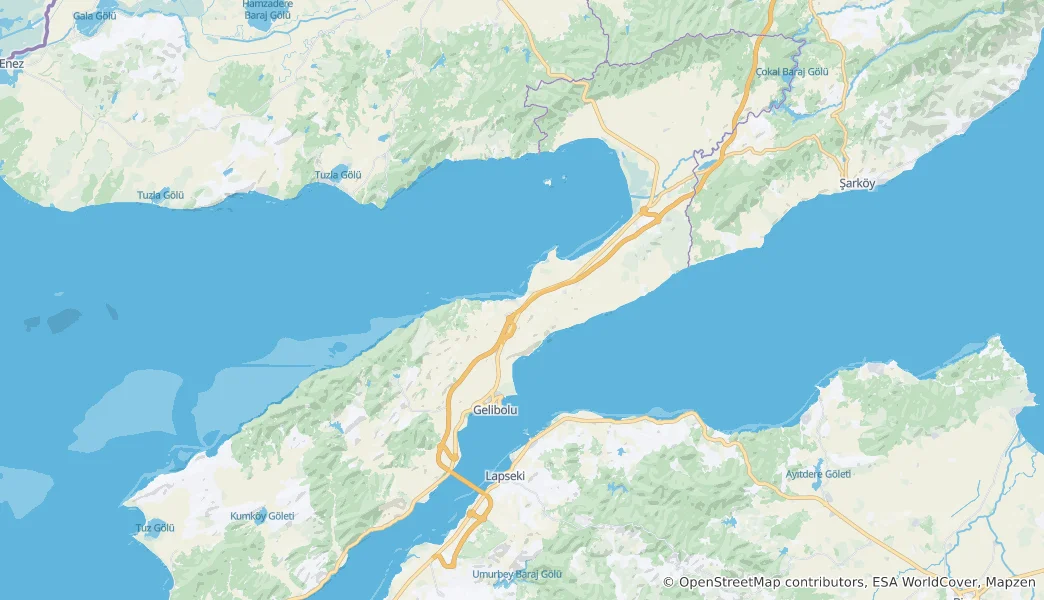 Mappa di Distretto di Gallipoli