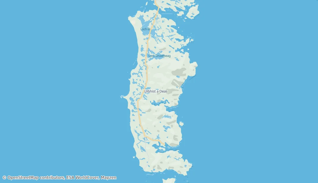 South Uist — карта