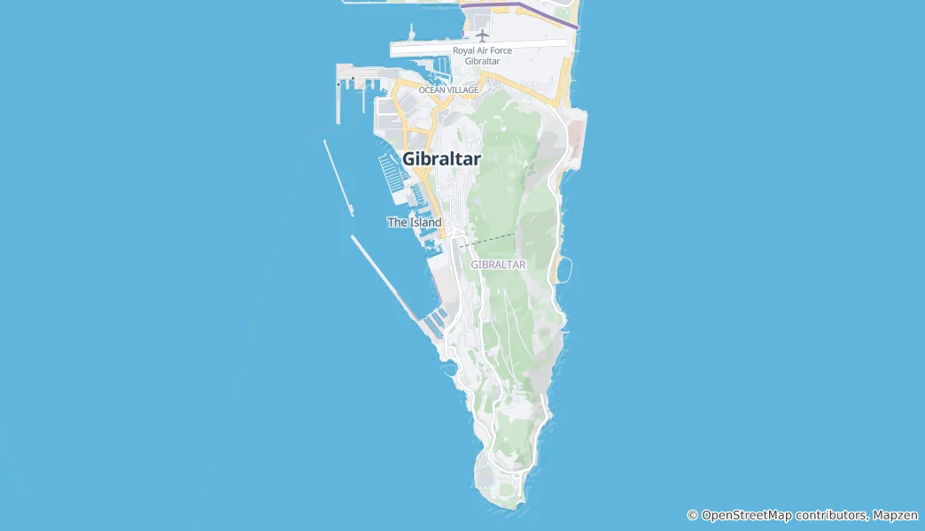 Map of Gibraltar