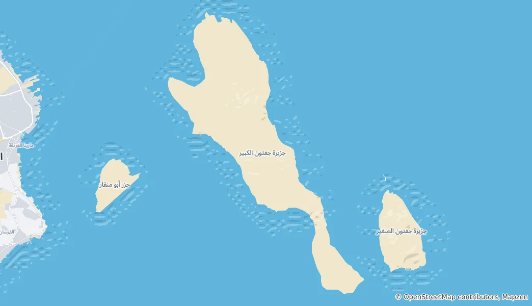 Mapa Giftun Island