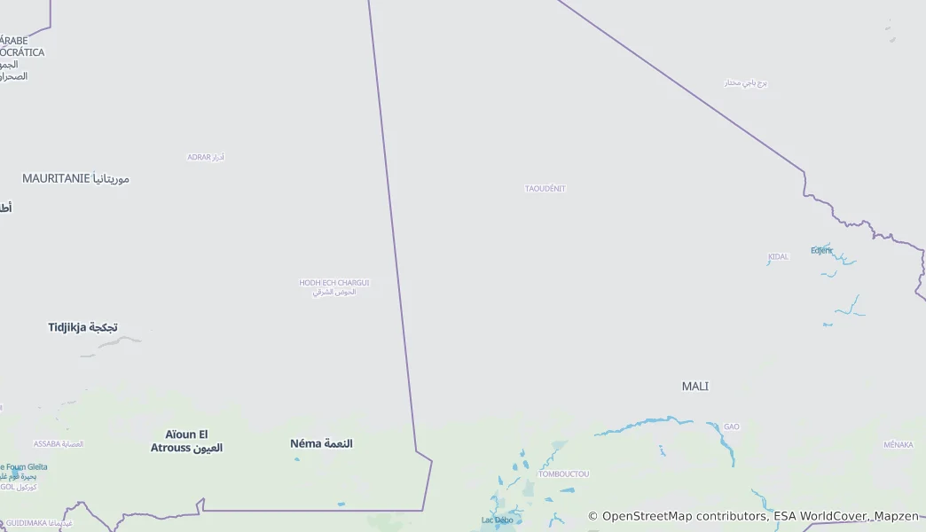Mapa Goundam