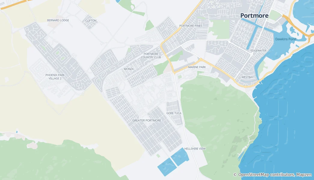 Greater Portmore 지도