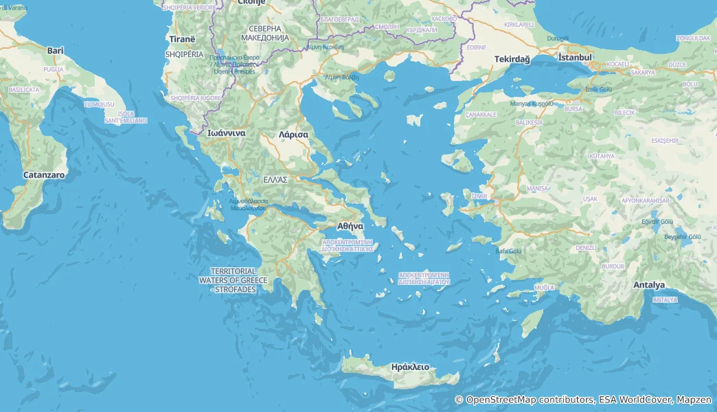 Map of Greece
