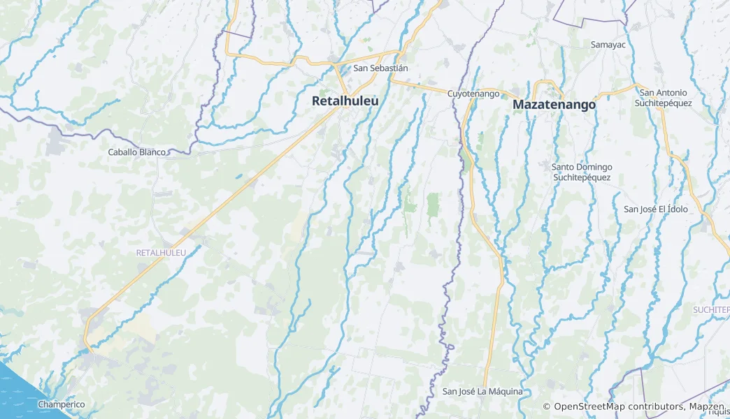 Map of Santa Cruz Muluá