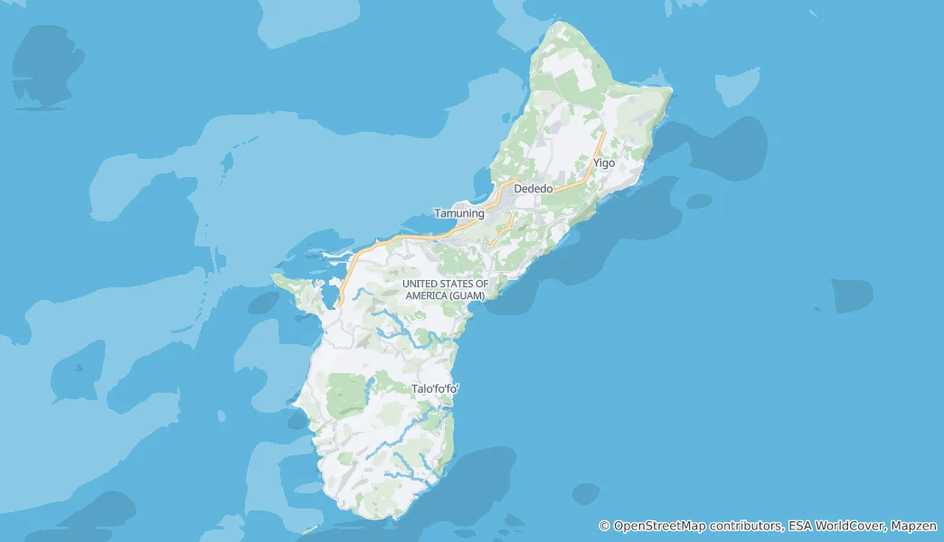 Map of Guam