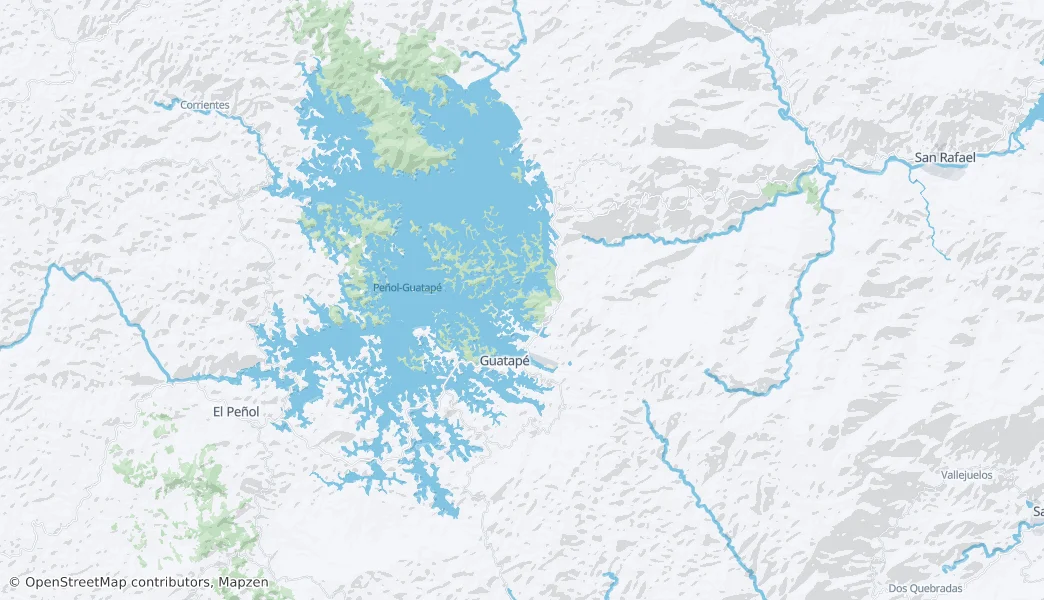 Guatapé — mapa