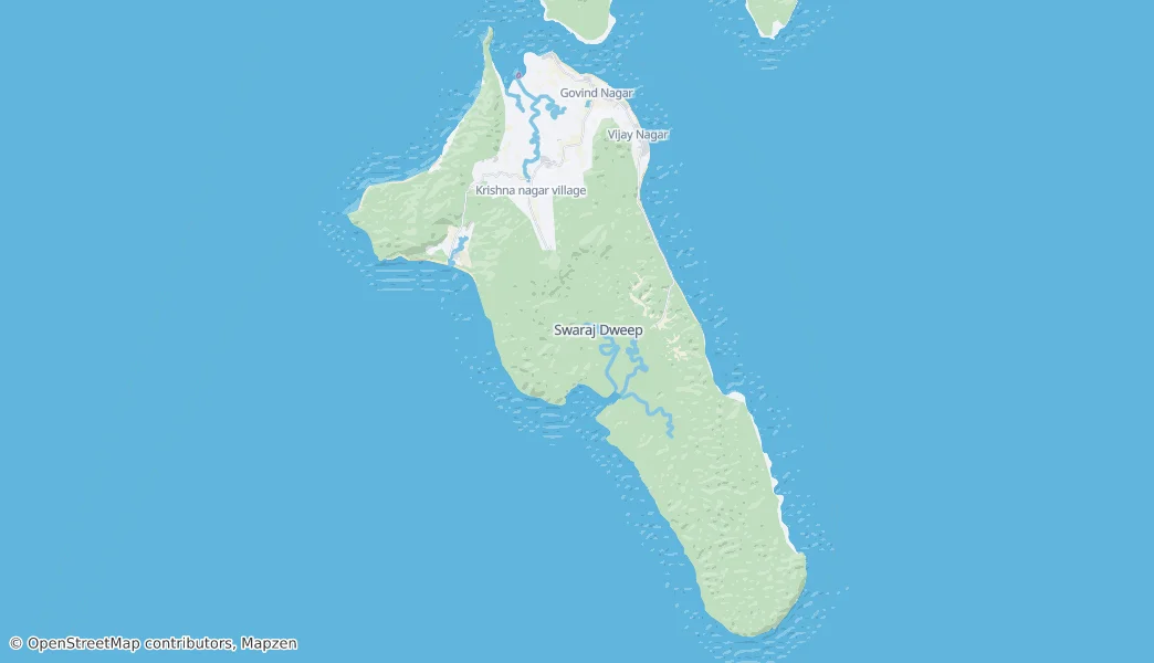 Havelock island — Térkép