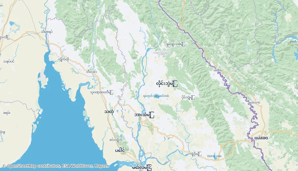 Hpa-an Township — Map