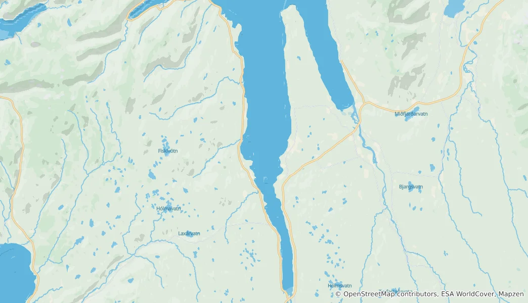 Mapa Hrútafjörður