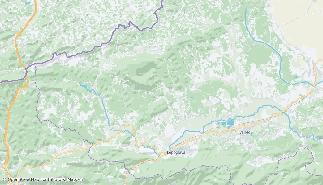 Lepoglava — mapa