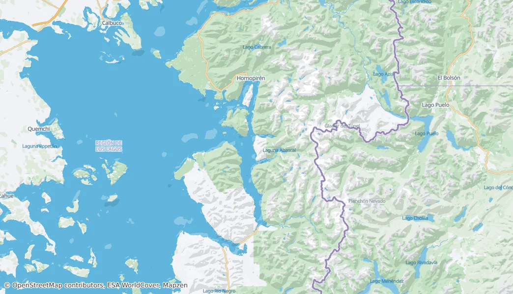 Hualaihué — Mapa