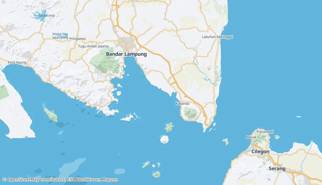 Lampung Selatan — Mapa