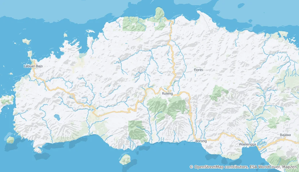 Mappa di Manggarai