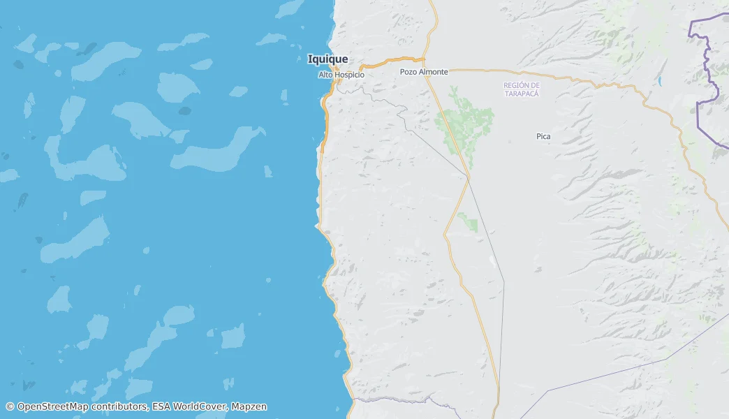 Iquique — Térkép