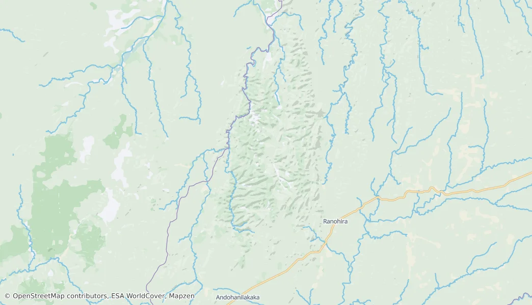 Isalo National Park — Map