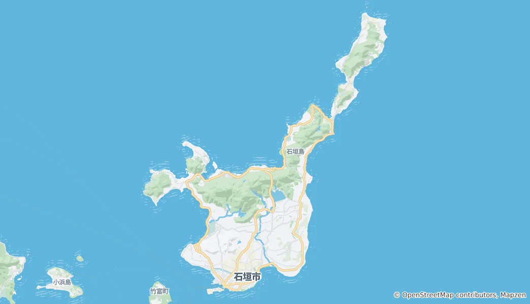 Mapa Ishigaki