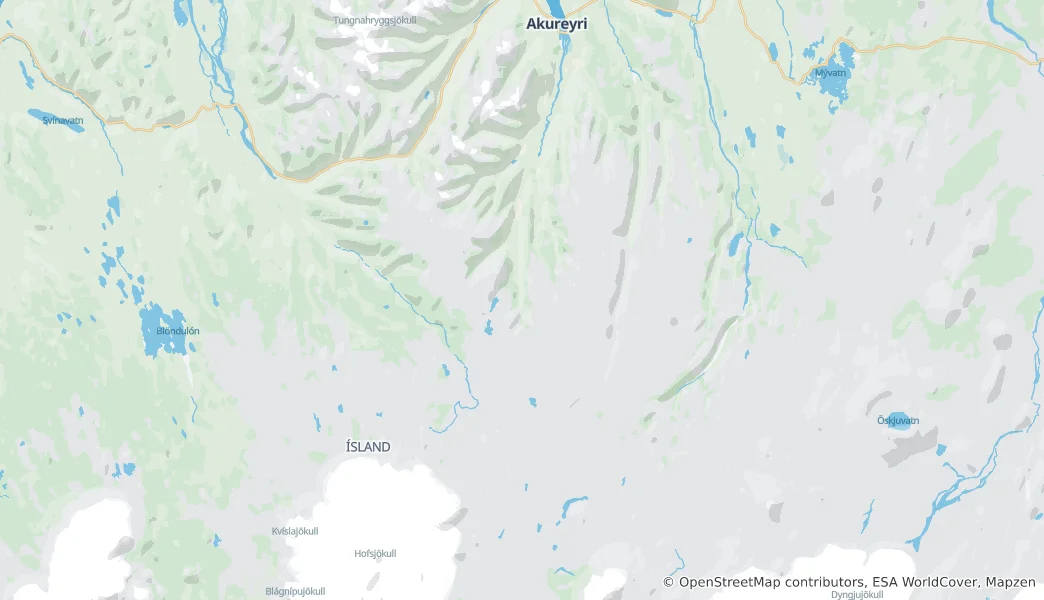 Mappa di Eyjafjarðarsveit