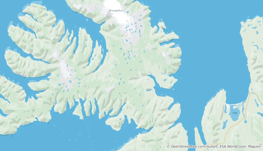 Mapa Strandabyggð