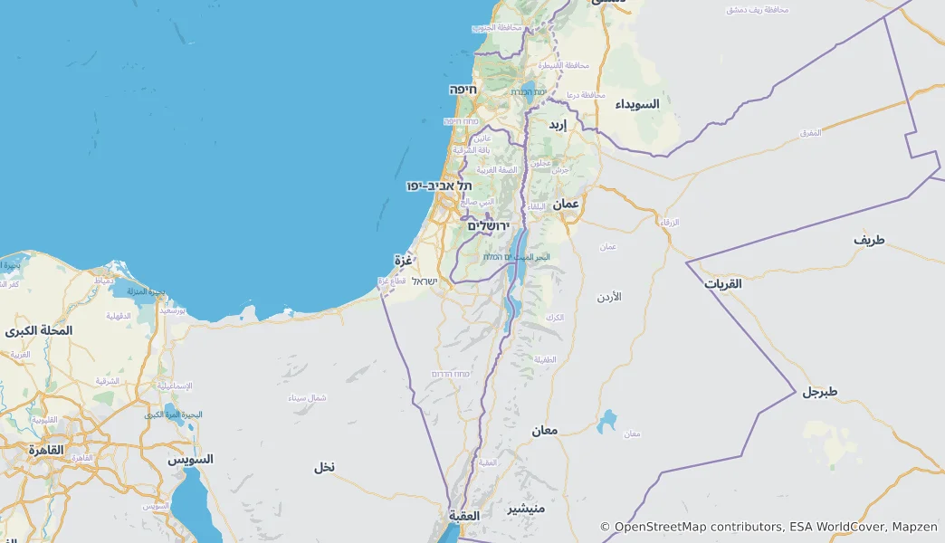 Map of Israel