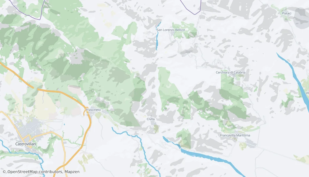 Mapa Civita