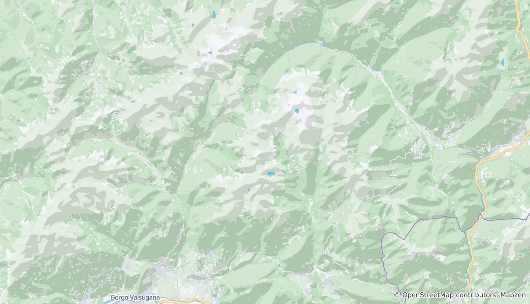 Mappa di Pieve Tesino