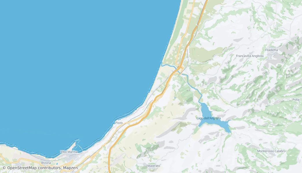 Mapa de Pizzo