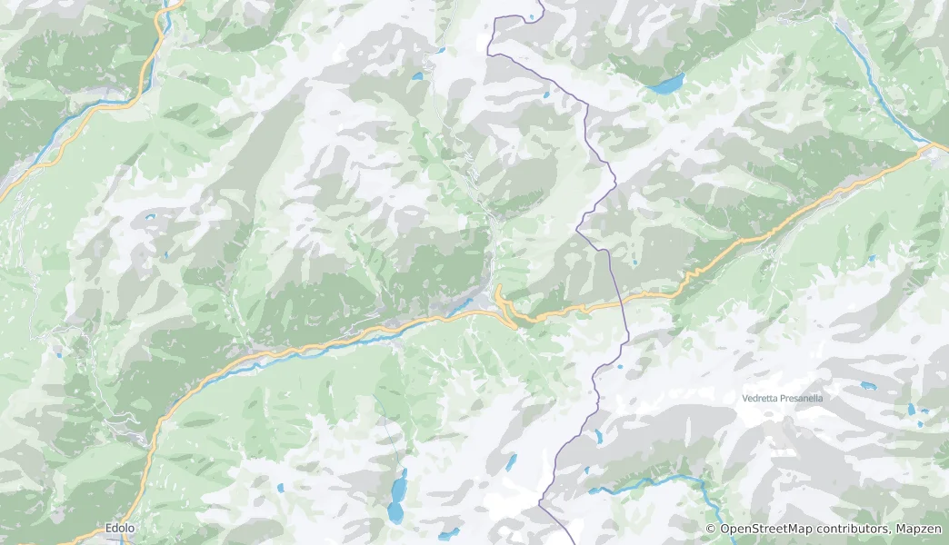 Karte von Ponte di Legno