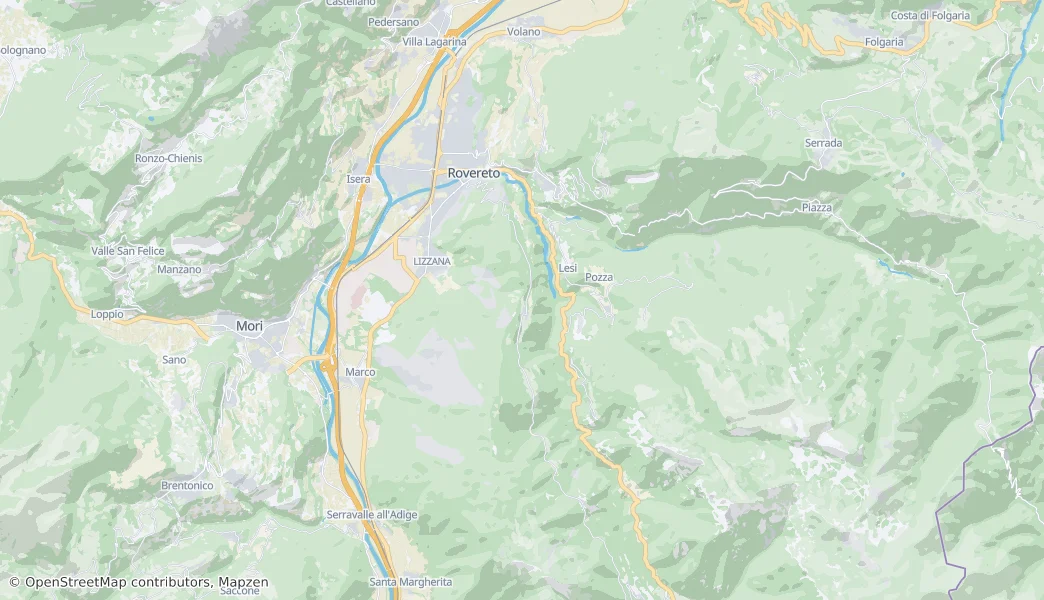 Térkép: Rovereto