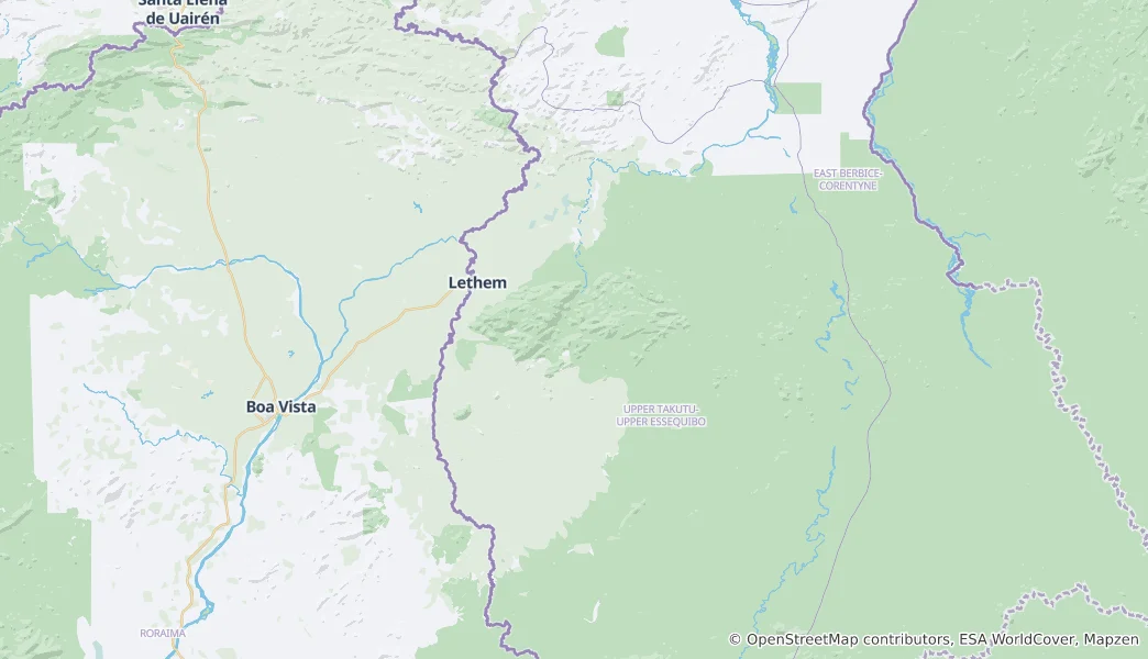 Map of IX-1 Rupununi West