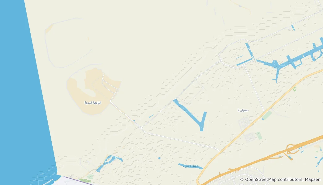 Mappa di Jebel Ali Marine Sanctuary