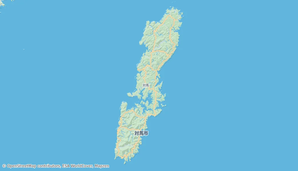 Map of Tsushima