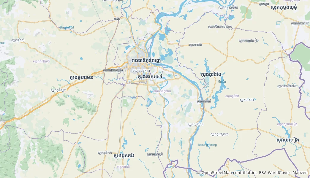 Mapa Kandalská provincie