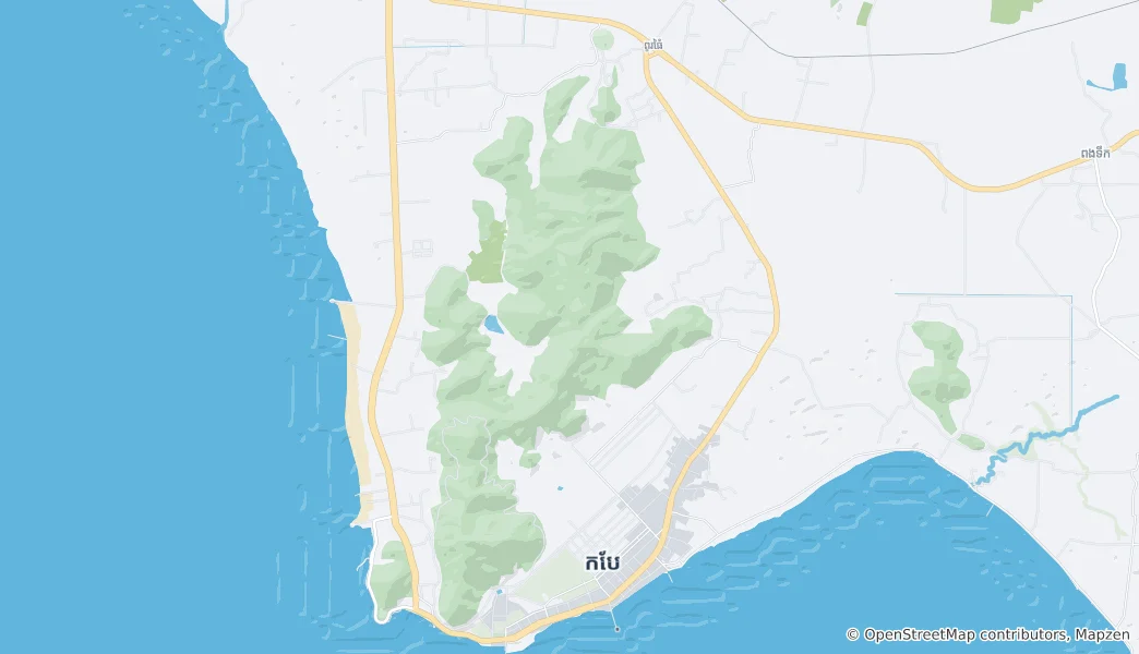 Mappa di Kep National Park