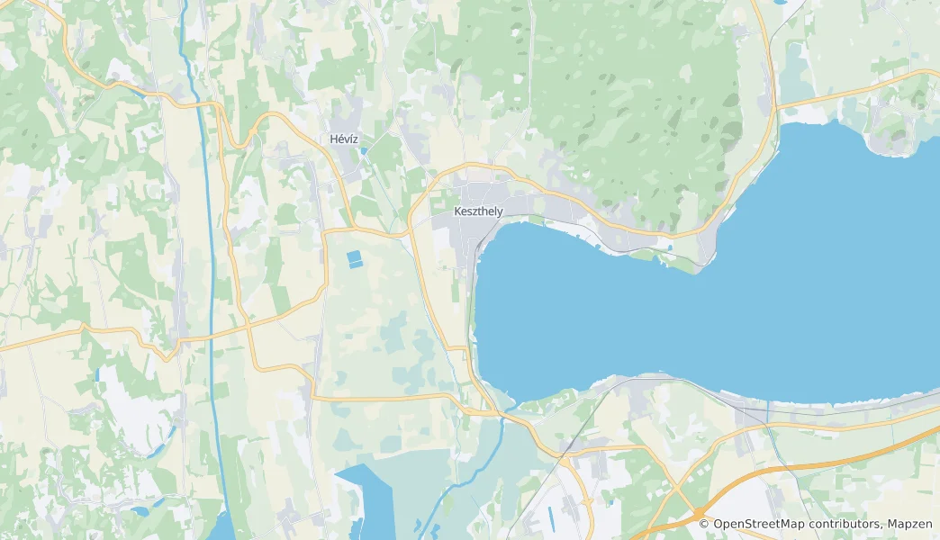 Karte von Keszthely