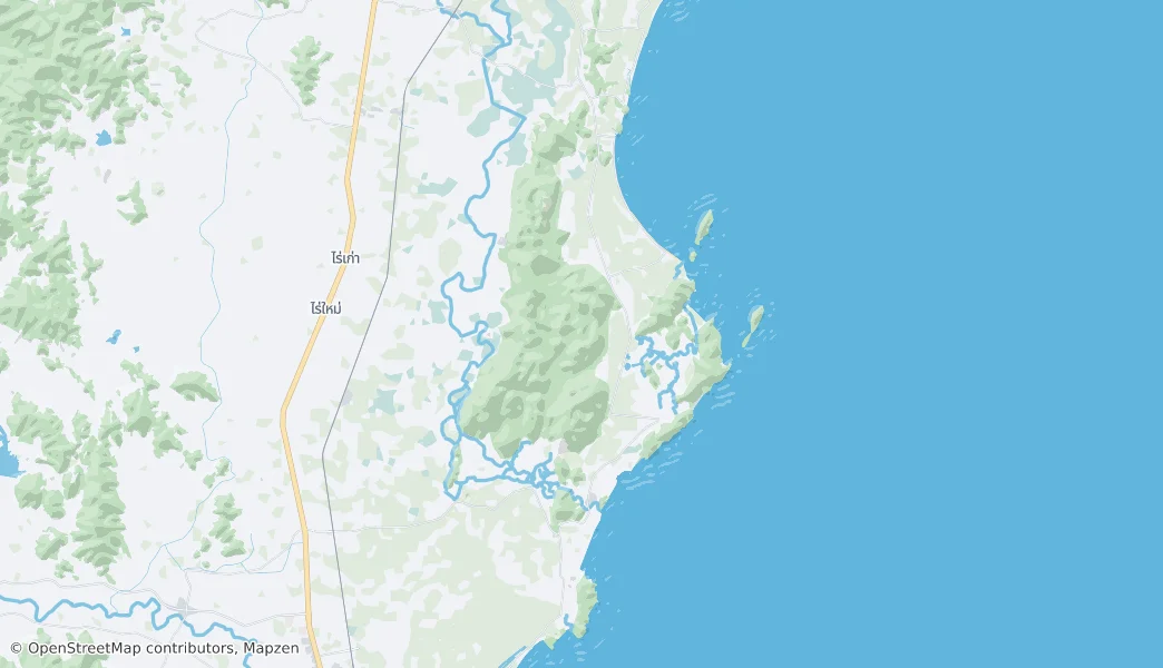 Národný park Khao Sam Roi Yot — Mapa