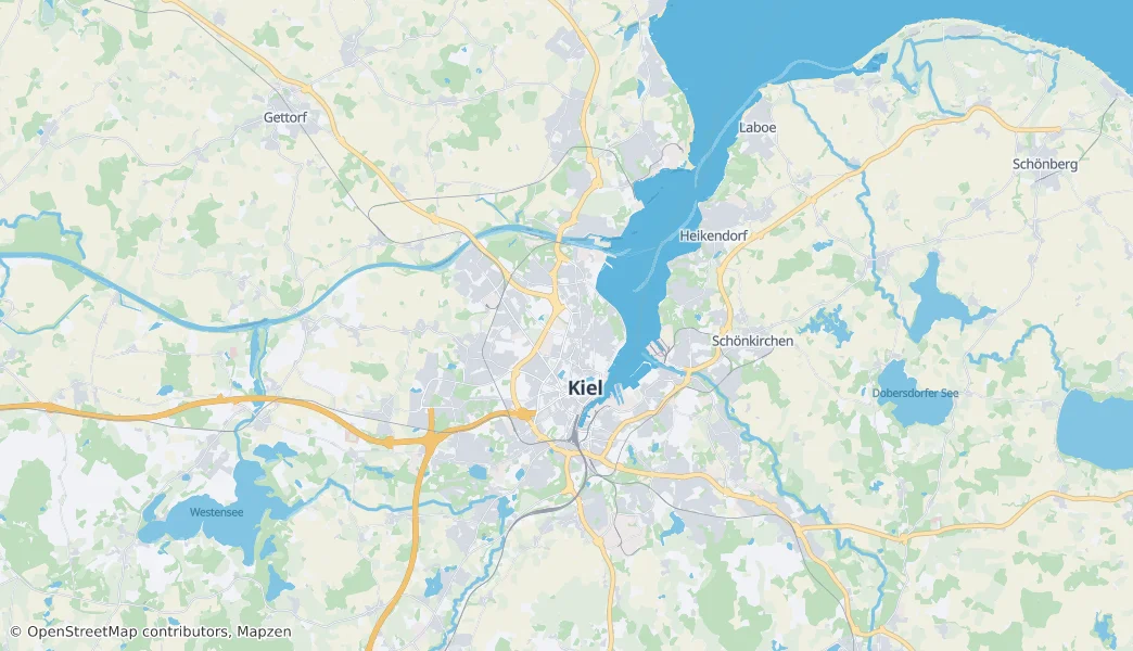 Kiel — Carte
