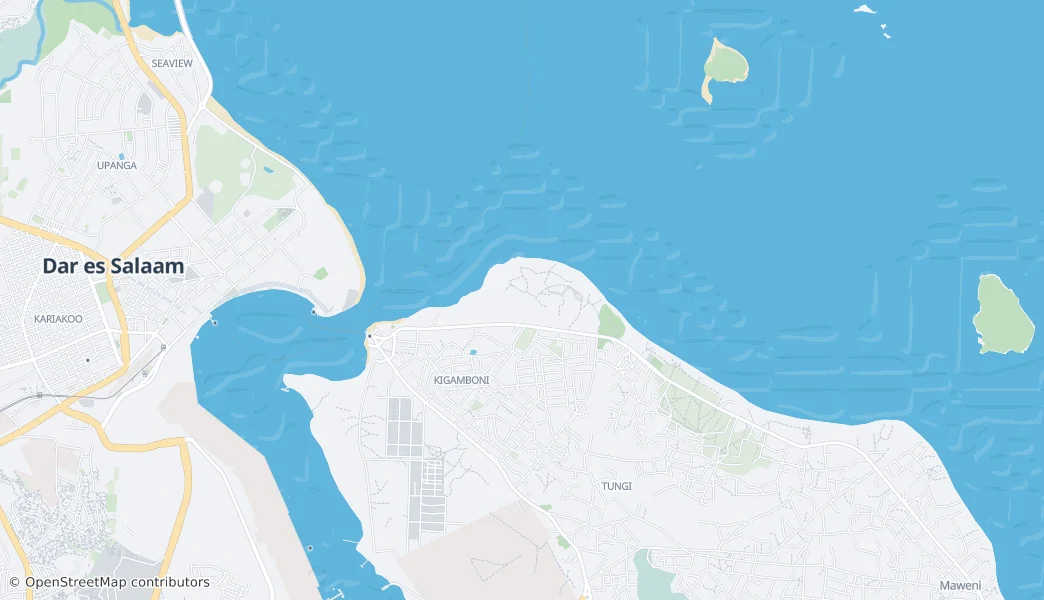 Kigamboni — Map