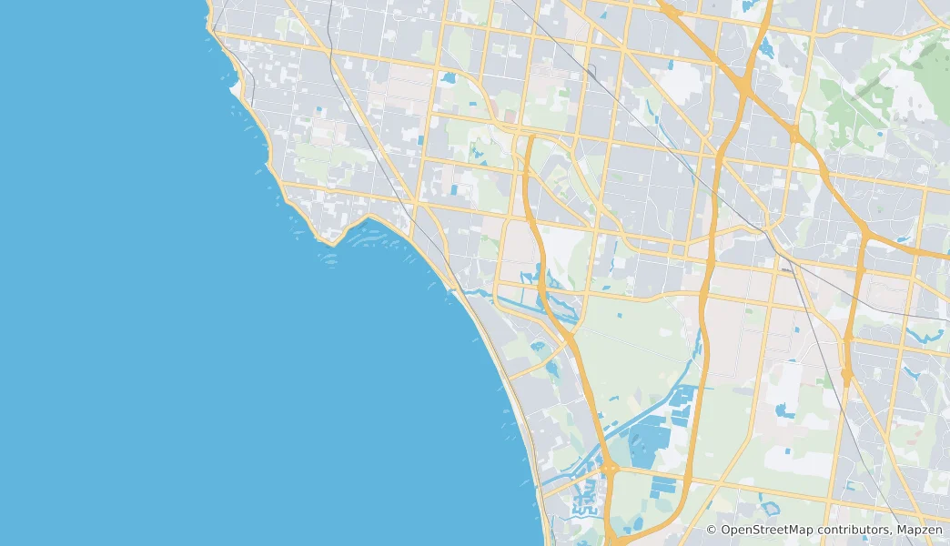 Mapa Kingston (Vic.)