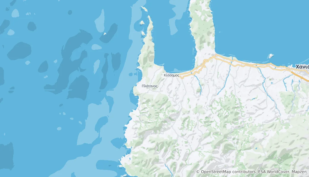Mapa Obec Kissamos
