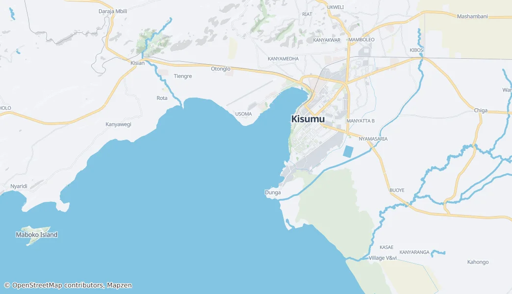 Kisumu Central — Térkép