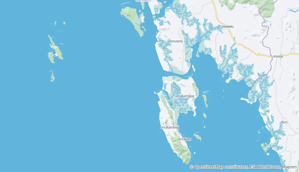 Map of Ko Lanta