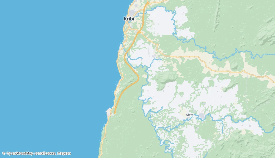 Kribi Ier — Map