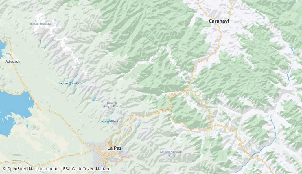 La Paz — mapa