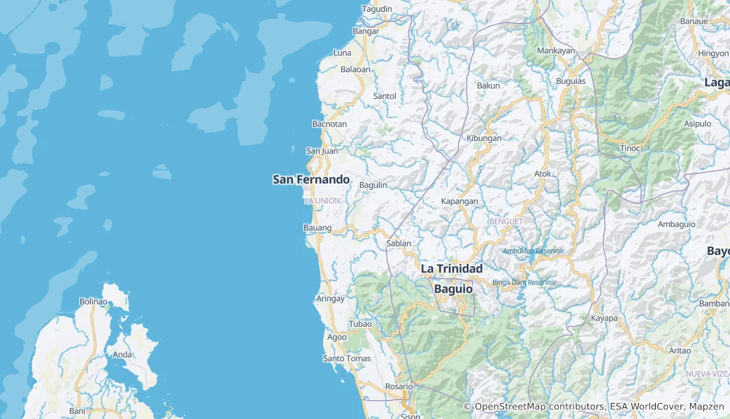 La Union 지도