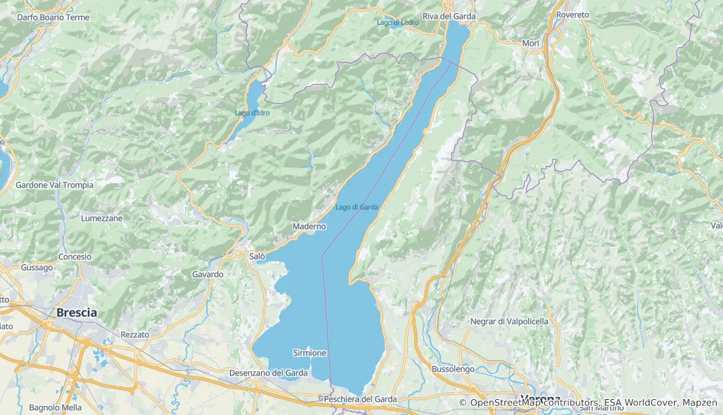 Mapa Garda